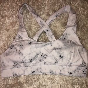 Jed North Marble cute Sports Bra. Size L
